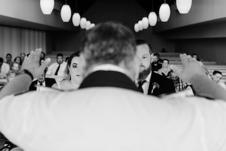 Wedding ceremony by Dr. Gerrit Rademeyer in Hondeklipbaai