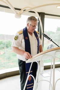 Wedding ceremony by Dr. Gerrit Rademeyer in Hondeklipbaai