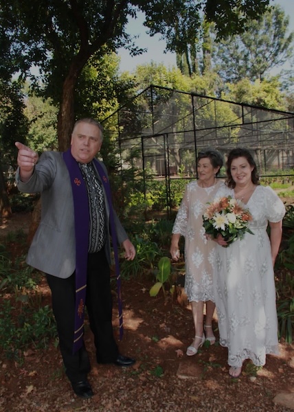 Wedding ceremony by Dr. Gerrit Rademeyer in Hondeklipbaai
